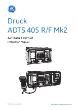 GE Druck ADTS 405 R Mk2 Instruction Manual предпросмотр