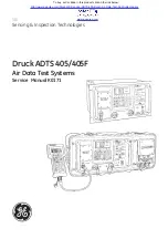 GE Druck ADTS 405 Service Manual предпросмотр