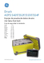 Предварительный просмотр 61 страницы GE Druck ADTS 542F Safety And Installation Manual