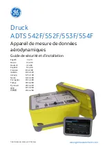 Preview for 81 page of GE Druck ADTS 542F Safety And Installation Manual