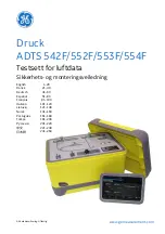 Предварительный просмотр 141 страницы GE Druck ADTS 542F Safety And Installation Manual