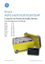 Предварительный просмотр 161 страницы GE Druck ADTS 542F Safety And Installation Manual