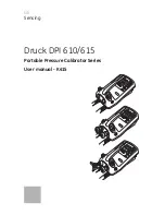 Предварительный просмотр 1 страницы GE Druck DPI 610 User Manual