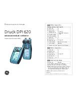 Preview for 1 page of GE Druck DPI 620 Safety And Quick Reference Manual