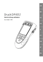 Предварительный просмотр 6 страницы GE Druck DPI 832 User Manual