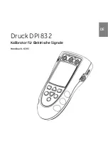 Предварительный просмотр 20 страницы GE Druck DPI 832 User Manual