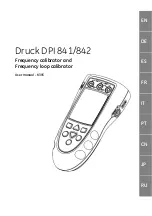 Preview for 3 page of GE Druck DPI 841 User Manual