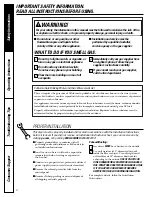 Preview for 2 page of GE DS4600 Owner'S Manual