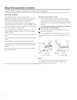 Предварительный просмотр 12 страницы GE DSE26JGEBCBB Owner'S Manual And Installation