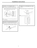 Предварительный просмотр 21 страницы GE DSE26JGEBCBB Owner'S Manual And Installation