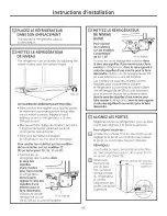 Предварительный просмотр 65 страницы GE DSE26JGEBCBB Owner'S Manual And Installation