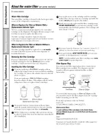 Preview for 6 page of GE DSF25KGTABG and Owner'S Manual And Installation