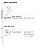 Preview for 10 page of GE DSF25KGTABG and Owner'S Manual And Installation