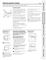 Preview for 11 page of GE DSF25KGTABG and Owner'S Manual And Installation