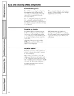 Preview for 14 page of GE DSF25KGTABG and Owner'S Manual And Installation