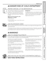 Preview for 3 page of GE DSHS5PGXAESS and Owner'S Manual And Installation