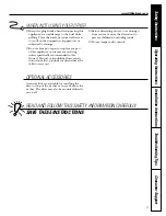 Preview for 5 page of GE DSKS433E Owner'S Manual And Installation Instructions