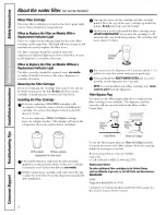 Preview for 8 page of GE DSS25MSSHSS and Owner'S Manual And Installation