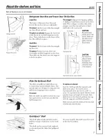 Preview for 9 page of GE DSS25MSSHSS and Owner'S Manual And Installation