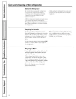 Preview for 16 page of GE DSS25MSSHSS and Owner'S Manual And Installation