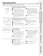 Preview for 17 page of GE DSS25MSSHSS and Owner'S Manual And Installation