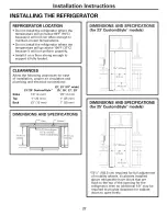 Preview for 27 page of GE DSS25MSSHSS and Owner'S Manual And Installation