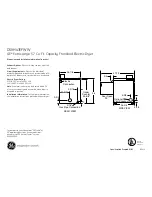 GE DSXH43EFWW Dimensions And Installation Information preview