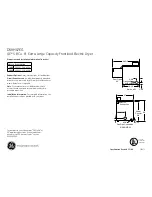 GE DSXH47EG Dimensions And Installation Information preview