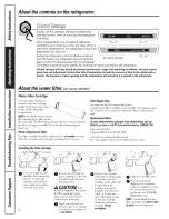 Preview for 4 page of GE DTH18ZBXDRWW and Owner'S Manual And Installation Instructions