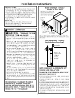 Preview for 4 page of GE DuraDrum GTDL310EMWS Installation Instructions Manual