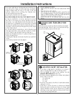 Preview for 5 page of GE DuraDrum GTDL310EMWS Installation Instructions Manual