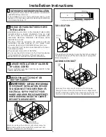 Preview for 6 page of GE DuraDrum GTDL310EMWS Installation Instructions Manual