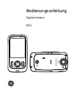 GE DV 1 Bedienungsanleitung preview