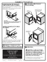 Preview for 8 page of GE DVLR223W Installation Instructions Manual