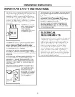 Preview for 3 page of GE DVM1850DM Installation Instructions Manual