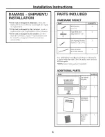 Preview for 6 page of GE DVM1850DM Installation Instructions Manual