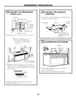 Preview for 14 page of GE DVM1850DM Installation Instructions Manual