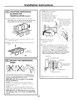 Preview for 21 page of GE DVM1850DM Installation Instructions Manual