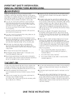 Preview for 6 page of GE DVM7195 Use And Care Manual