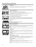 Preview for 22 page of GE DVM7195 Use And Care Manual