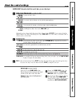 Предварительный просмотр 7 страницы GE DZSR483 Owner'S Manual