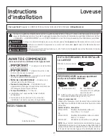 Preview for 42 page of GE E-Star GTW485 Owner'S Manual & Installation Instructions