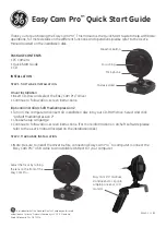 Preview for 1 page of GE Easy Cam Pro Quick Start Manual