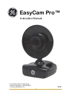 GE EasyCam Pro Instruction Manual preview