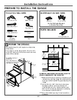 Предварительный просмотр 31 страницы GE ECBP82 Owner'S Manual And Installation Instructions