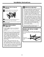 Предварительный просмотр 33 страницы GE ECBP82 Owner'S Manual And Installation Instructions