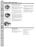 Preview for 8 page of GE ECBS68 Owner'S Manual And Installation Instructions