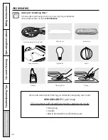 Preview for 36 page of GE ECBS68 Owner'S Manual