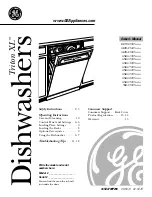 GE EDW4000 Series Owner'S Manual preview