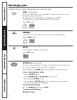 Preview for 8 page of GE EED4000 Owner'S Manual